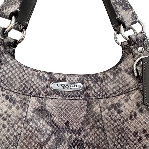 Vintage Coach Python Snake Skin Hobo Bag - Picture 2 of 12
